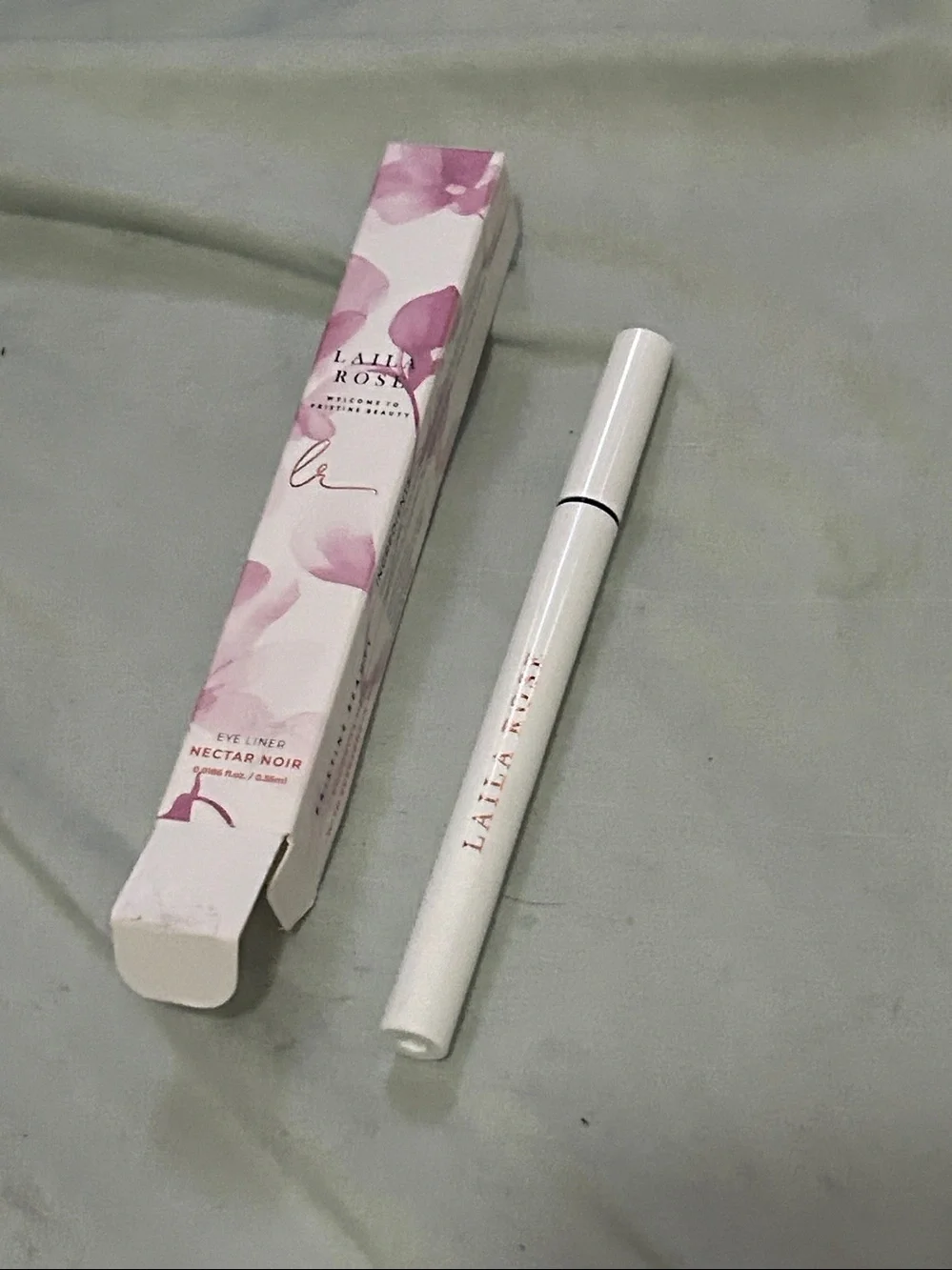 Laila Rose Liquid Eyeliner — White & Pink Packaging